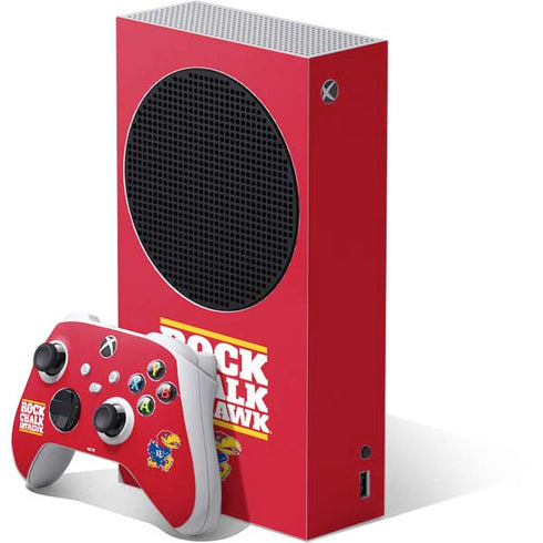 University of Kansas Rock Chalk Jayhawk Xbox Series S Skins